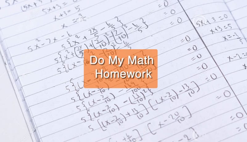 do my math homework online