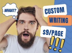 Custom writing services form 9$ per page